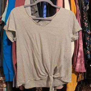 Black and White Crop Top